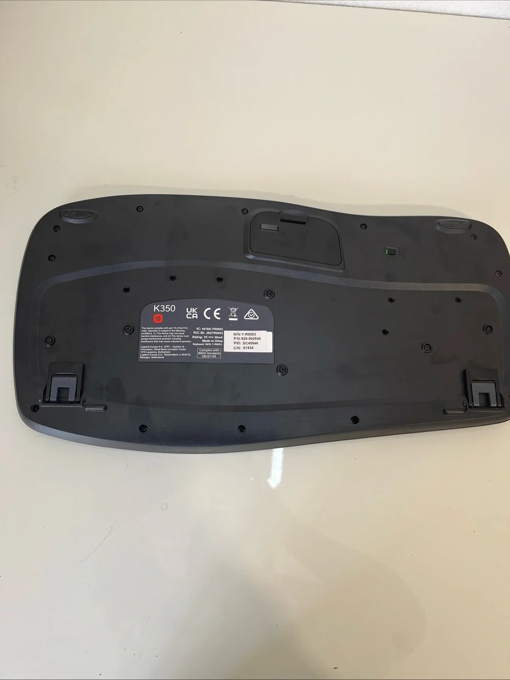 Logitech curved ergonomic